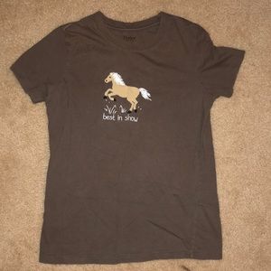 Hatley brown t-shirt size S